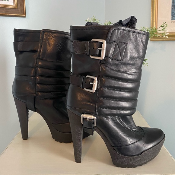 Lightly worn Jean-Michel Cazabat designer boots with bag (size 38) - Picture 2 of 5